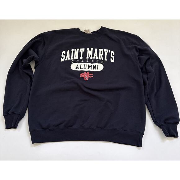 Vintage Mount St. Mary’s College Champion ALUMNI Sweatshirt Men XL Graphic Print - Picture 1 of 9